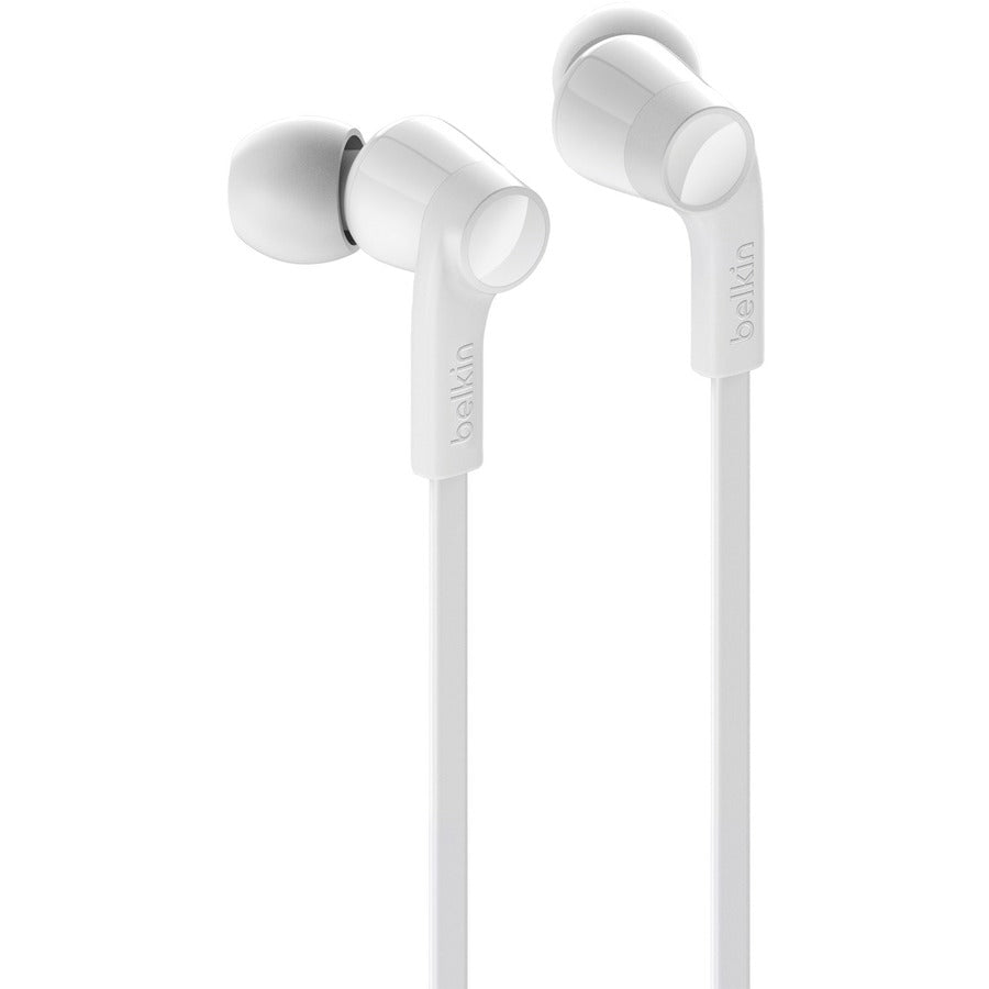 Belkin SoundForm Wired Earbuds with USB-C Connector – High-Fidelity In-Ear Earset with IPX5 Water Resistance and Customizable Fit