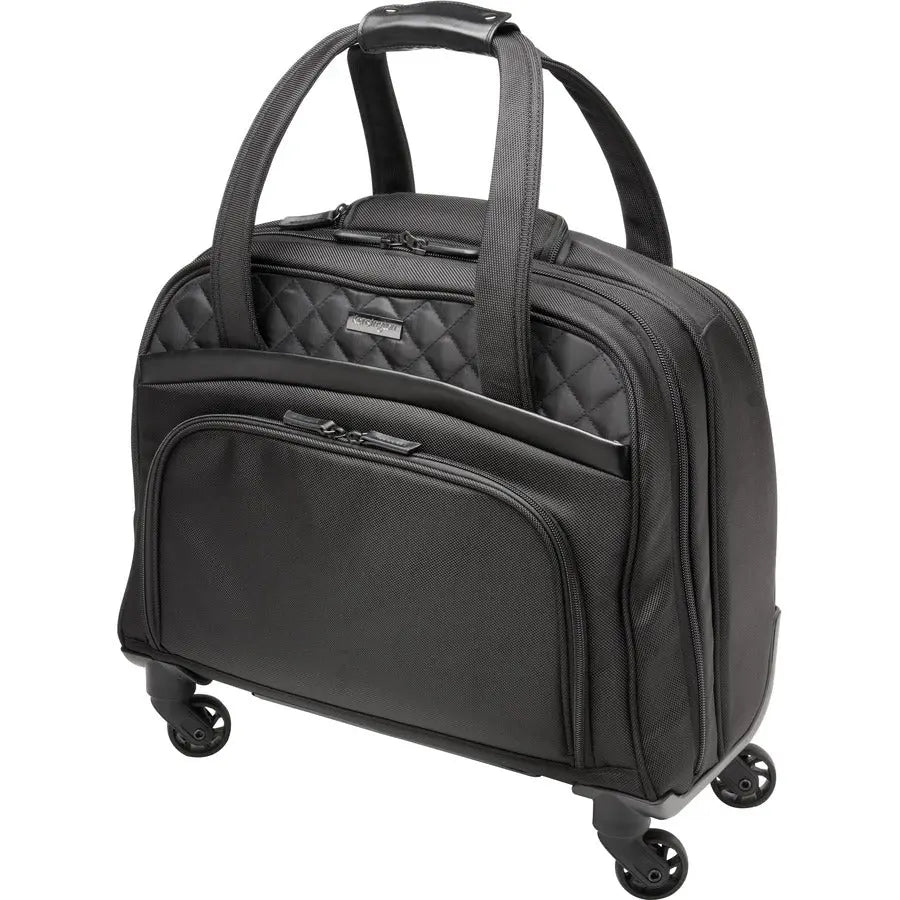 Kensington Contour 2.0 Executive Balance 15.6-Inch Laptop Spinner with Puncture-Resistant Zipper and Water-Resistant Ballistic Polyester