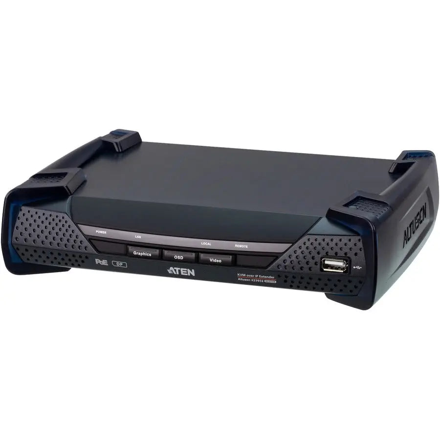 ATEN KE9952R 4K DisplayPort KVM over IP Receiver with PoE – High-Resolution Remote Console Access