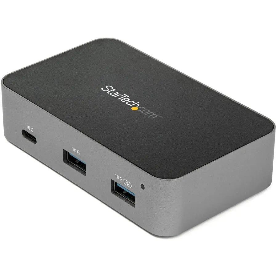 StarTech.com 3 Port USB-C 3.2 Gen 2 Hub with Ethernet Adapter - 10Gbps USB Type C to 2x USB-A and USB-C, Powered with Fast Charging