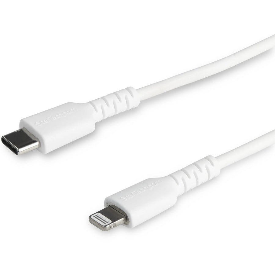 StarTech.com 2 Meter (6.6 ft) USB-C to Lightning Cable – MFi Certified Durable Charging and Sync Cable for Apple Devices