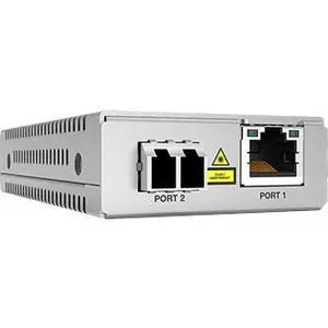 Allied Telesis MMC2000/LC Transceiver/Media Converter - Compact Gigabit Ethernet Fiber and Copper Conversion