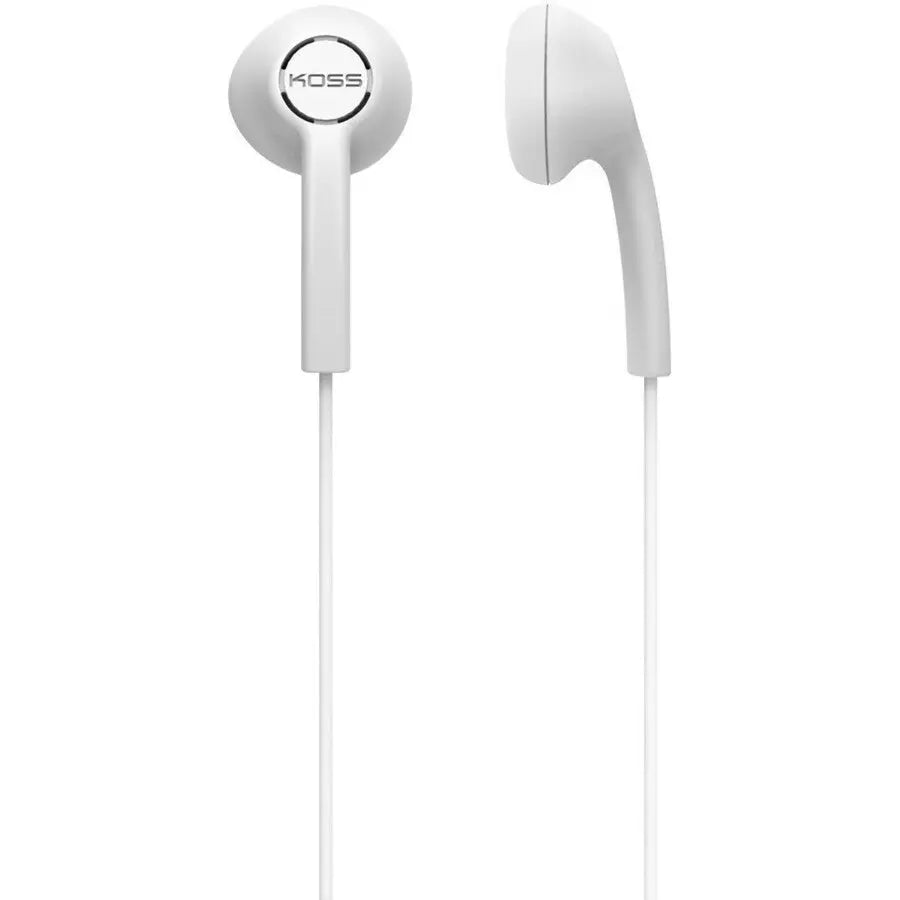 Koss KE5 In-Ear Earphones – White, High-Fidelity Sound with 3.5mm Jack