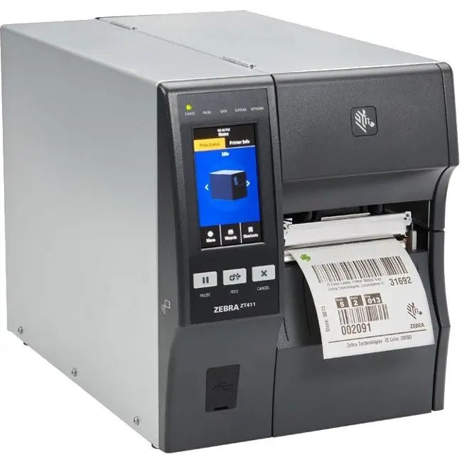 Zebra ZT411 Industrial Printer with 4-Inch Print Width and RFID Capabilities