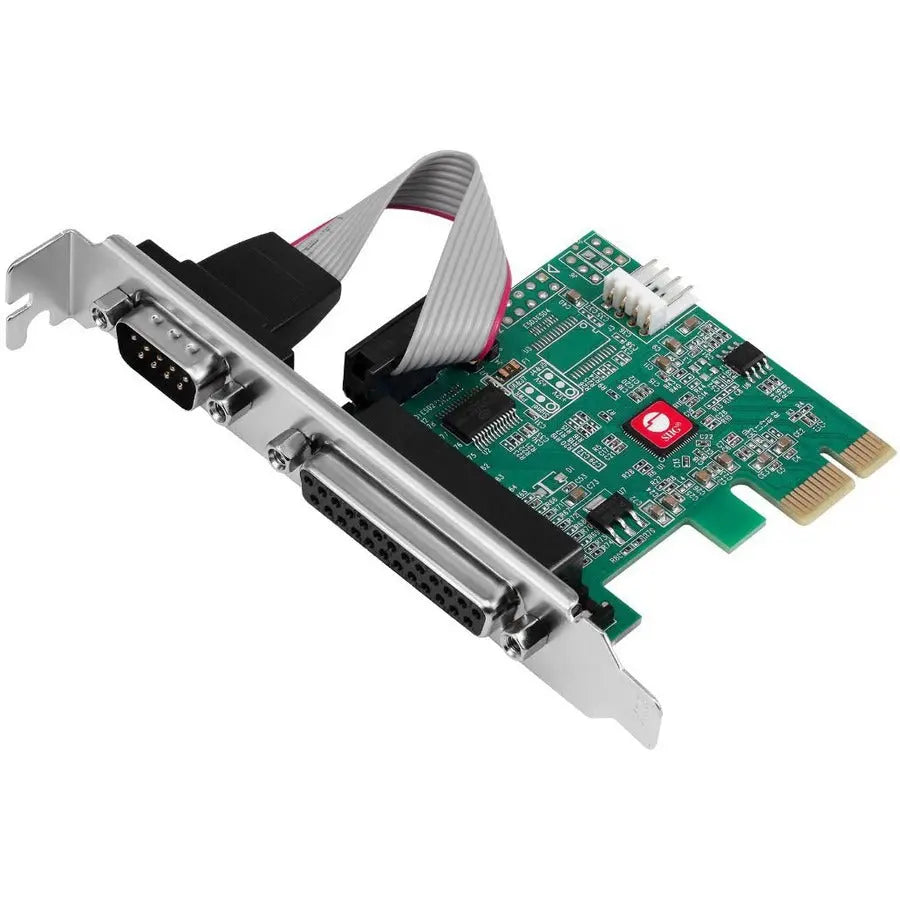 SIIG DP Cyber 1S1P PCIe Card - Serial and Parallel Combo Adapter with PCI Express 2.0 Support