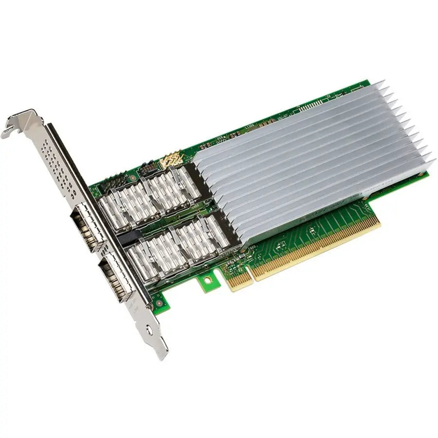 Intel Ethernet Network Adapter E810-CQDA2 – 100Gbps PCIe 4.0 Dual-Port QSFP28 Card with RDMA Support and Advanced Traffic Management