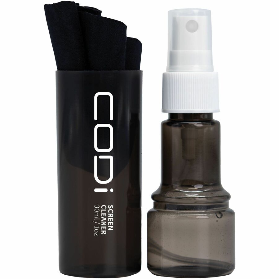 CODi Antimicrobial Screen Cleaner Kit, 1 oz, with Anti-Static Cloth, A09040