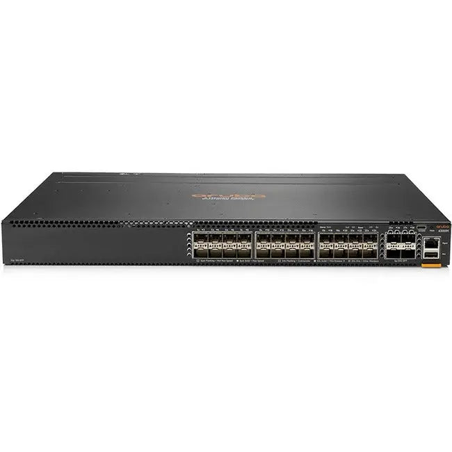 HPE Aruba CX 6300M Switch with 24 SFP+ and 4 SFP56 Ports for Enterprise Networking