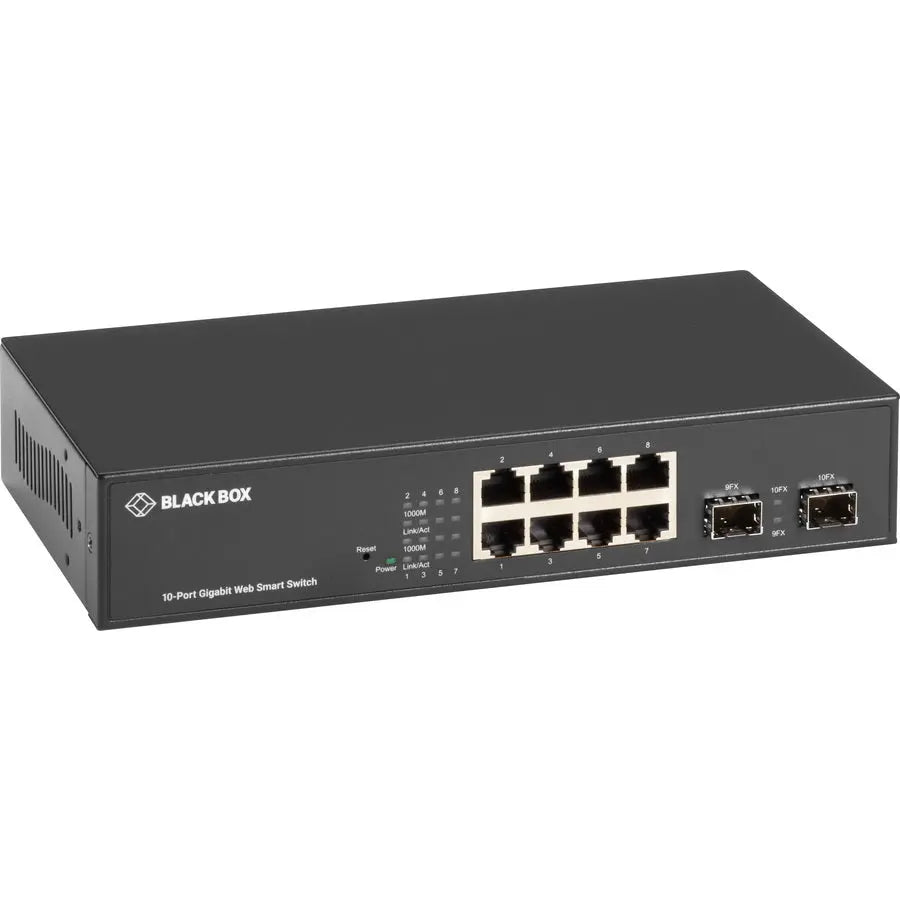 Black Box LGB700 Series Web Smart Gigabit Ethernet Switch with SFP - 10 Ports