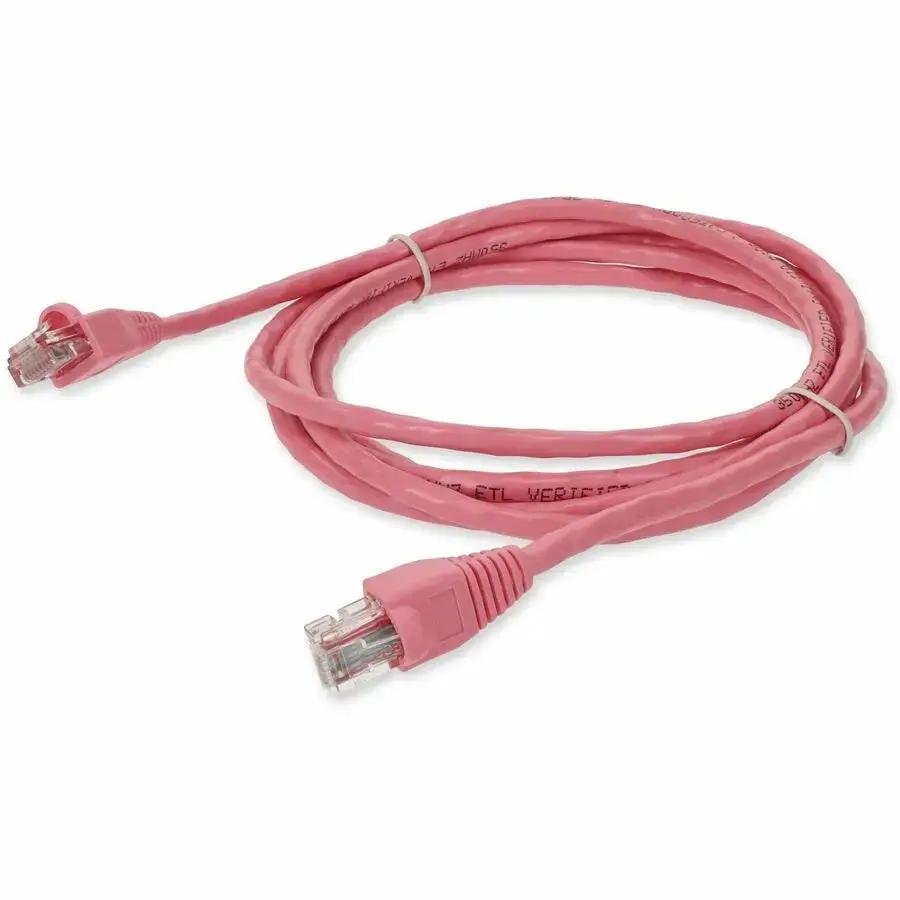 AddOn 5FT Pink Cat5e UTP PVC Network Patch Cable - High-Speed Data Transfer by ADDON