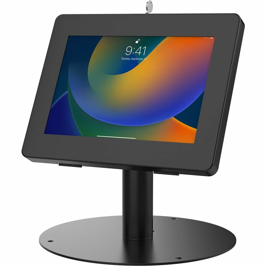 CTA Digital Hyperflex Security Kiosk Stand with Enclosure for iPad and Galaxy Tablets, PAD-HSKSB