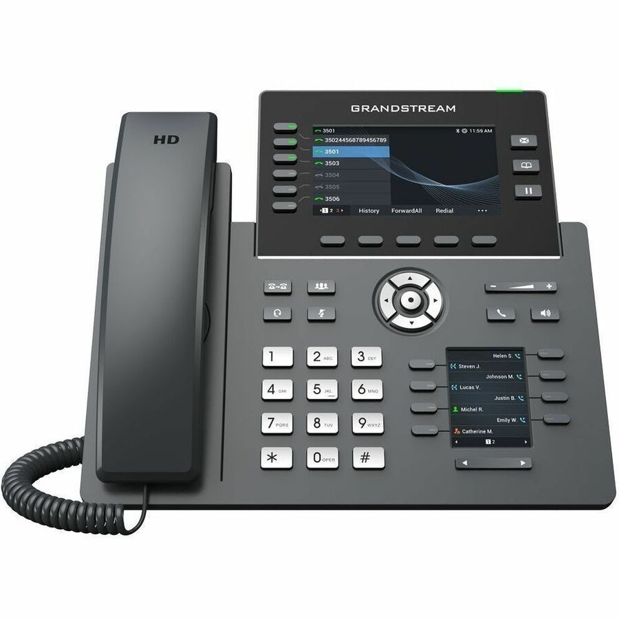 Grandstream GRP2616 IP Phone with Wi-Fi and Bluetooth - 6 Line Keys, HD Audio, Dual LCD Screens