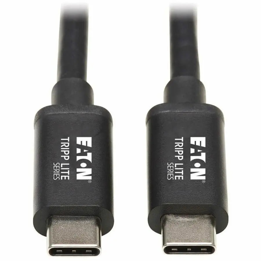 Eaton Tripp Lite Series 0.5M Thunderbolt 3 Cable (Part MTB3-00M5-5A-B) for High-Speed Data and Video Transfer