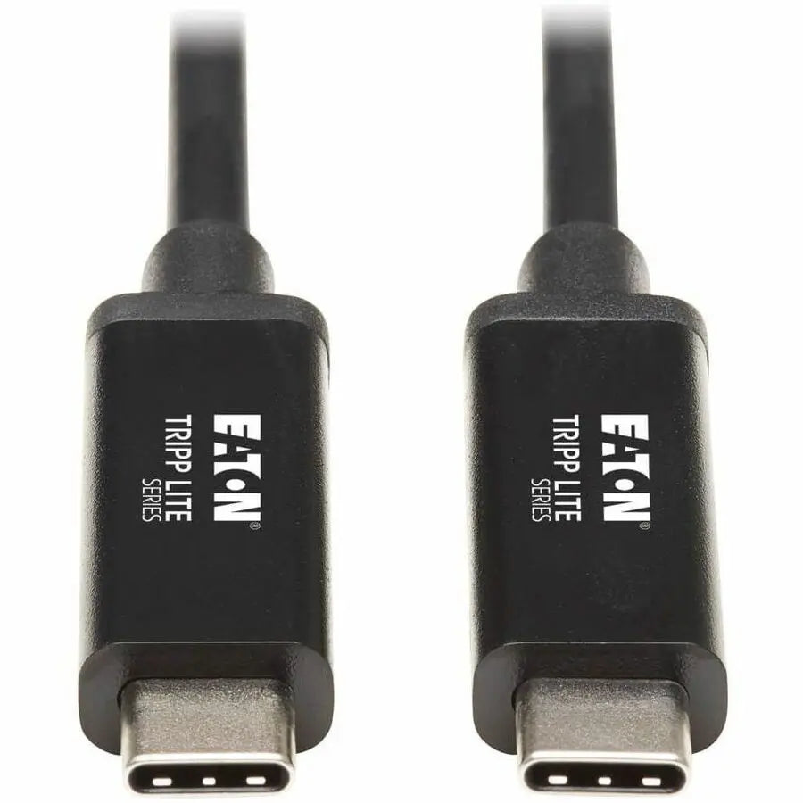 Eaton Tripp Lite Series MTB3-01M-5A-AB Thunderbolt 3 Cable, 1 Meter, Black for High-Speed Data and Video Transfer