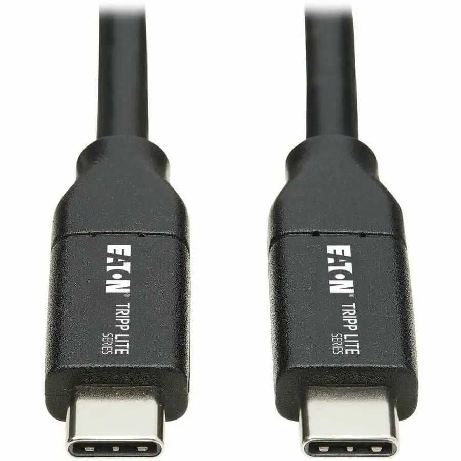 Eaton Tripp Lite Series U040-C2M-C-5A 10 ft USB-C to USB-C Cable with 100W Power Delivery and USB-IF Certification