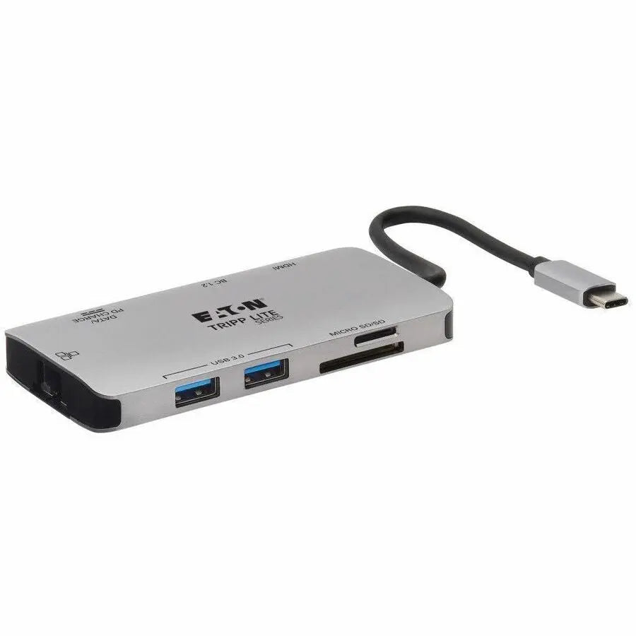 Eaton Tripp Lite Series U442-DOCK5-GY USB-C Docking Station with 4K Video, Gigabit Ethernet, and PD Charging
