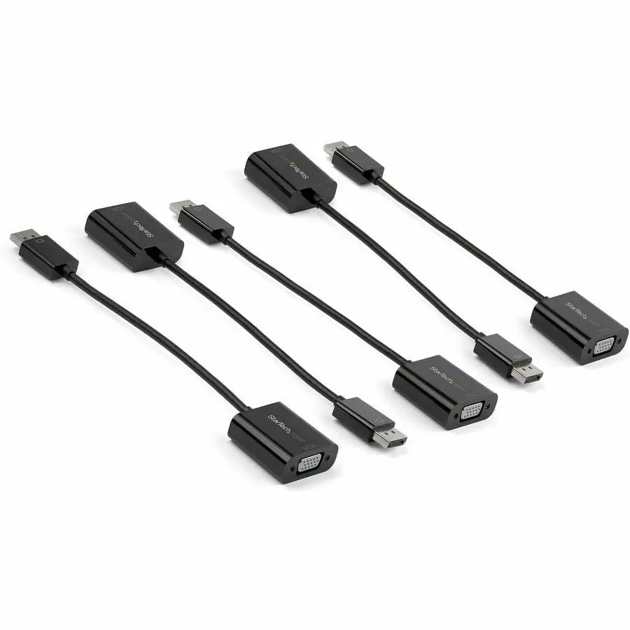 StarTech.com 5-Pack DisplayPort to VGA Adapter - Active DisplayPort 1.2 to VGA Converter for Legacy Monitors and Projectors