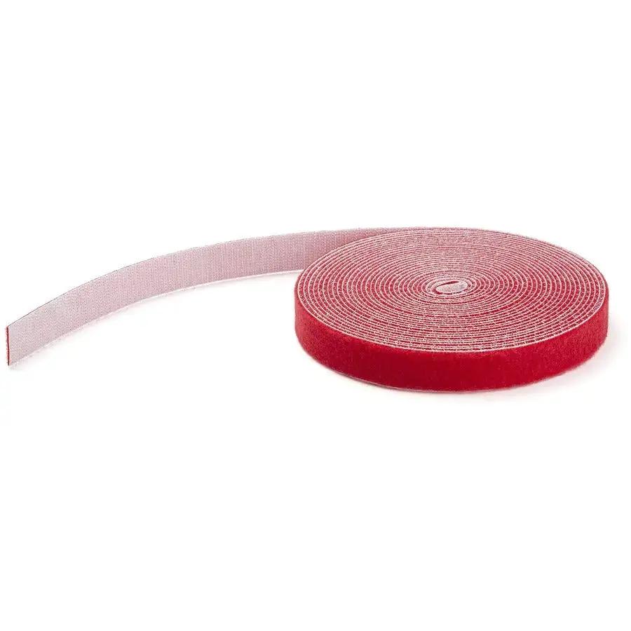 StarTech.com HKLP50RD 50 ft Red Hook and Loop Cable Management Roll for Reusable Fastening by StarTech.com