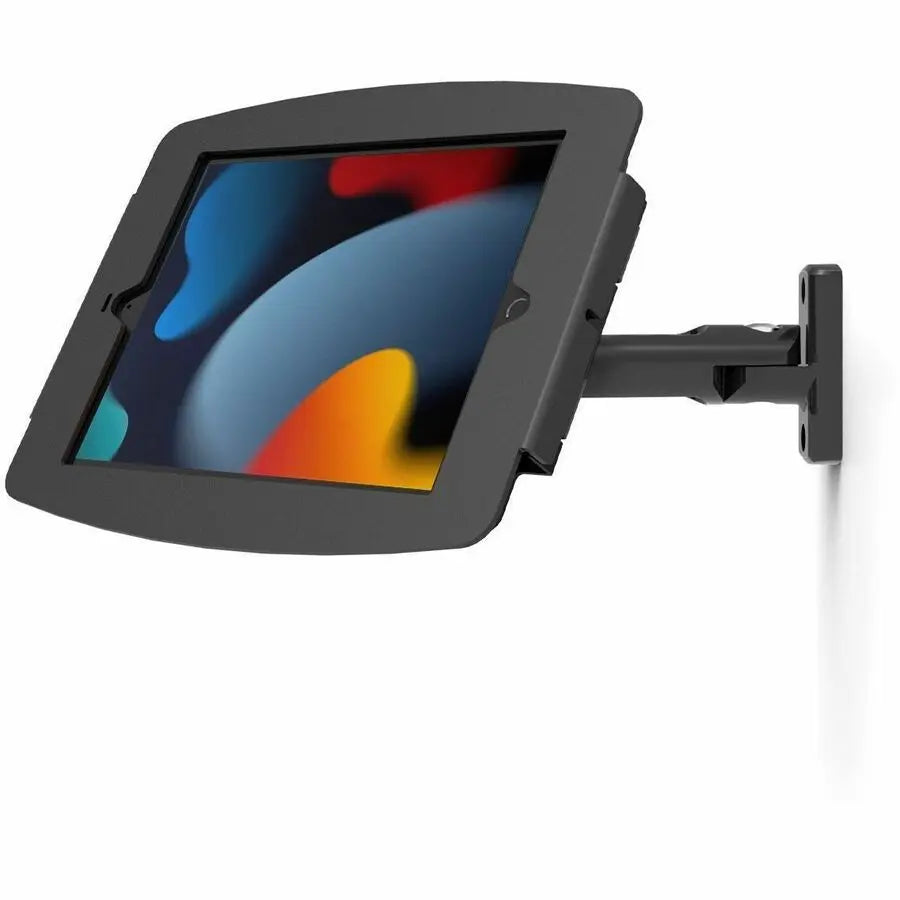 Compulocks Brands Inc. Space Swing iPad Enclosure Stand for 10.2" iPads - Black Wall and Counter Mount