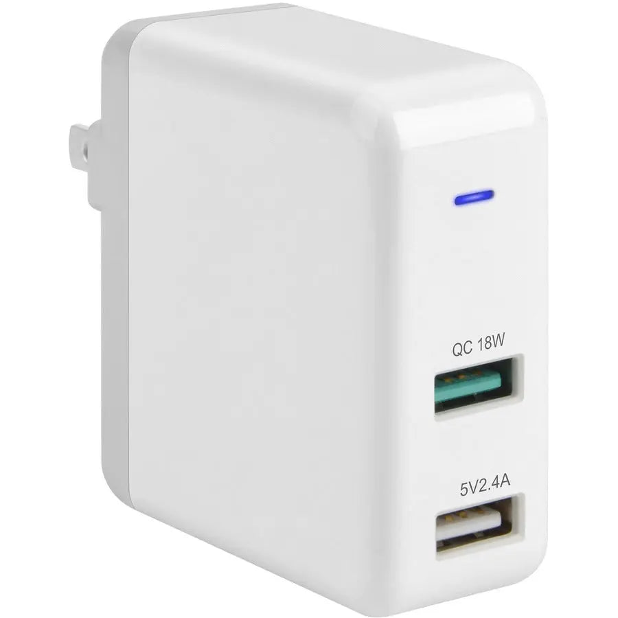 4XEM 30W Dual USB-A Wall Charger Fast Charging - Compatible with Google Pixel, Samsung Galaxy, and More