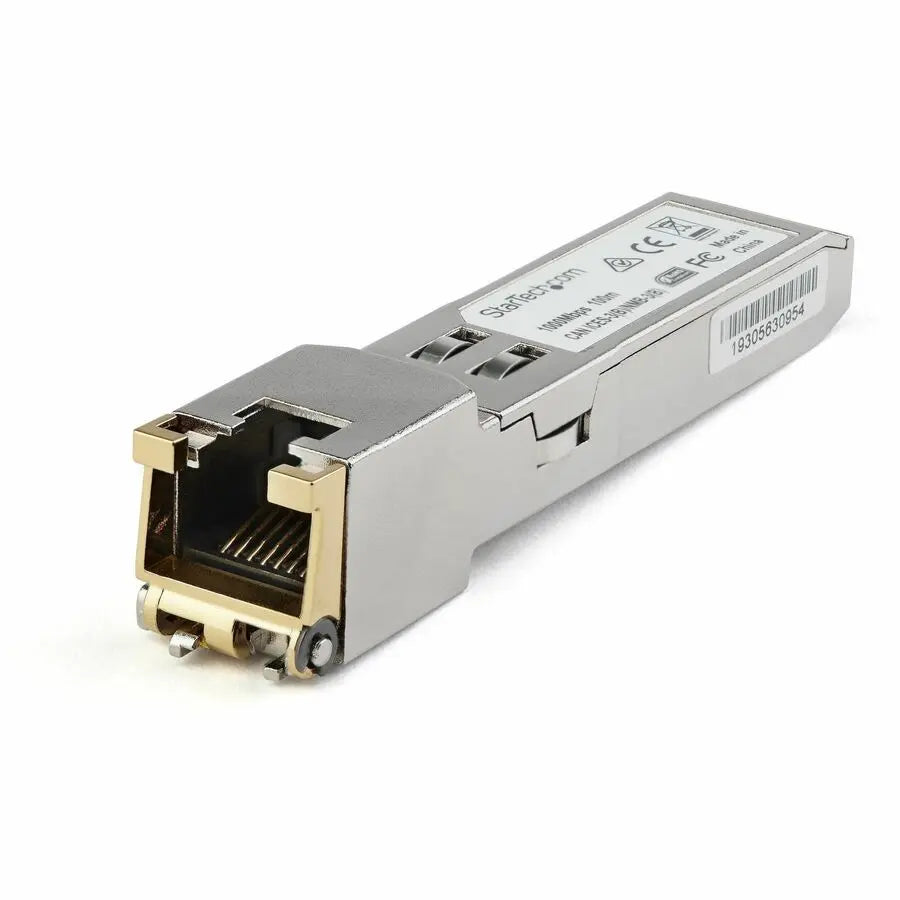 StarTech.com Cisco GLC-TE Compatible SFP Module - 1 Gbps Copper Ethernet Transceiver for Extended Temperatures