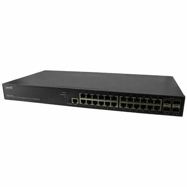 Transition Networks LANTRONIX SM24TAT4XB Managed Gigabit Ethernet PoE+ Switch by LANTRONIX - IOT