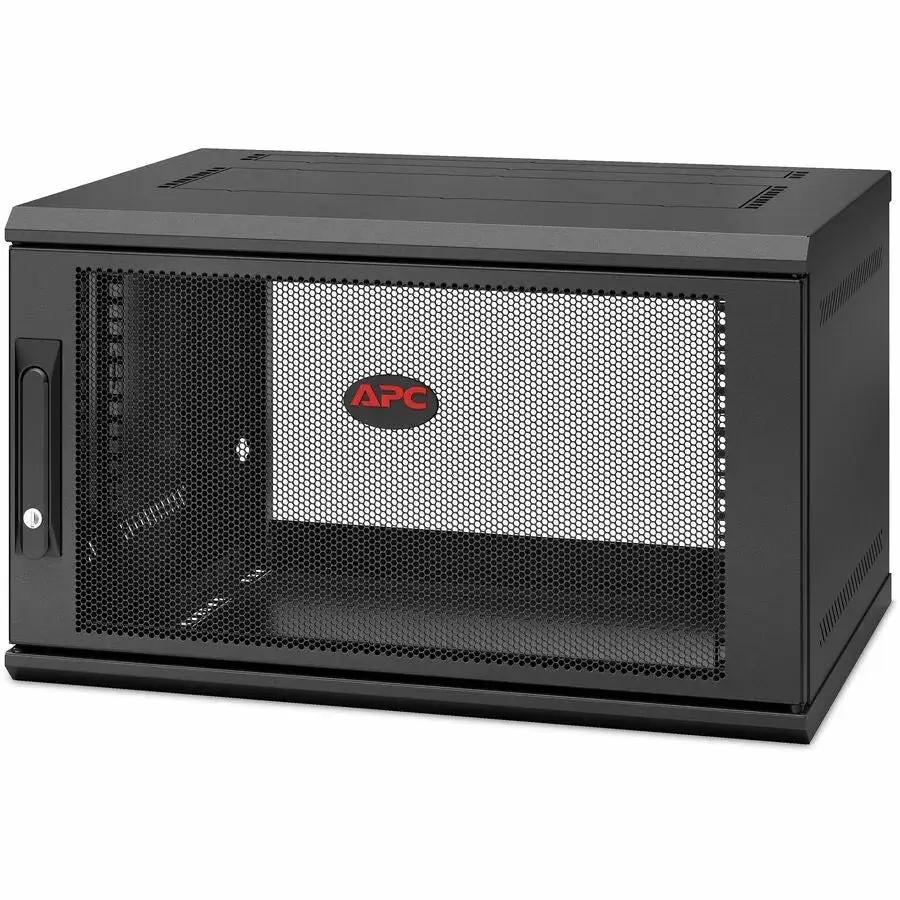 APC NetShelter WX 6U Wall Mount Rack Enclosure Cabinet with Reversible Door and Ventilation by Schneider Electric SA