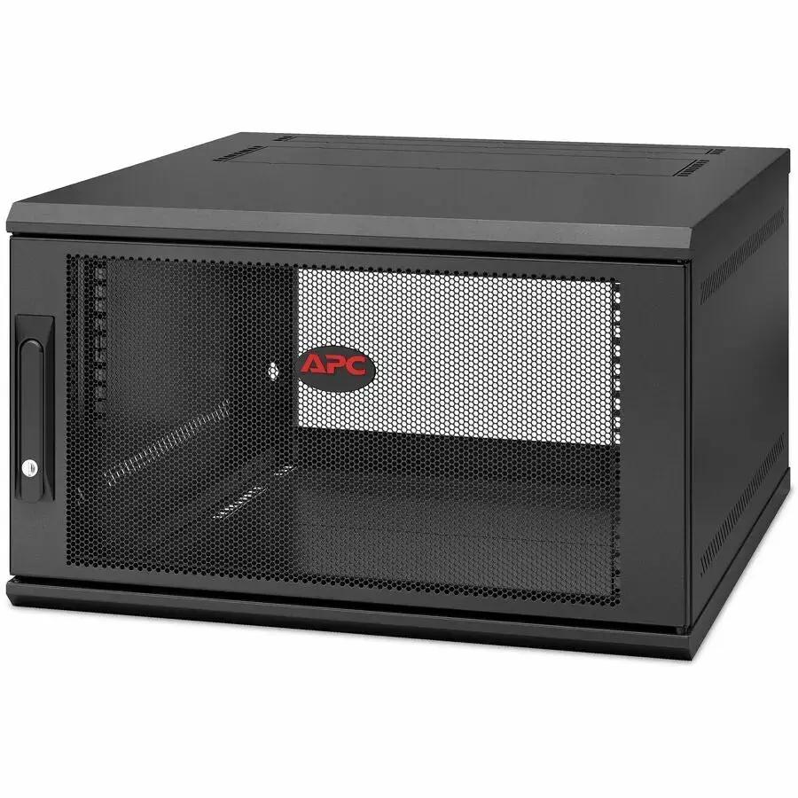 Schneider Electric APC NetShelter WX 6U Wall Mount Rack Enclosure AR106SH6 with Reversible Door and Ventilation by Schneider Electric SA