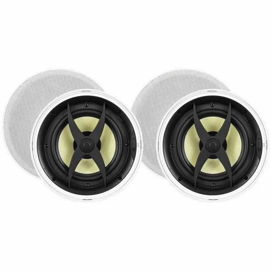 Monoprice Caliber 34707 In-Ceiling 8-Inch Fiber 2-Way Speakers (Pair)