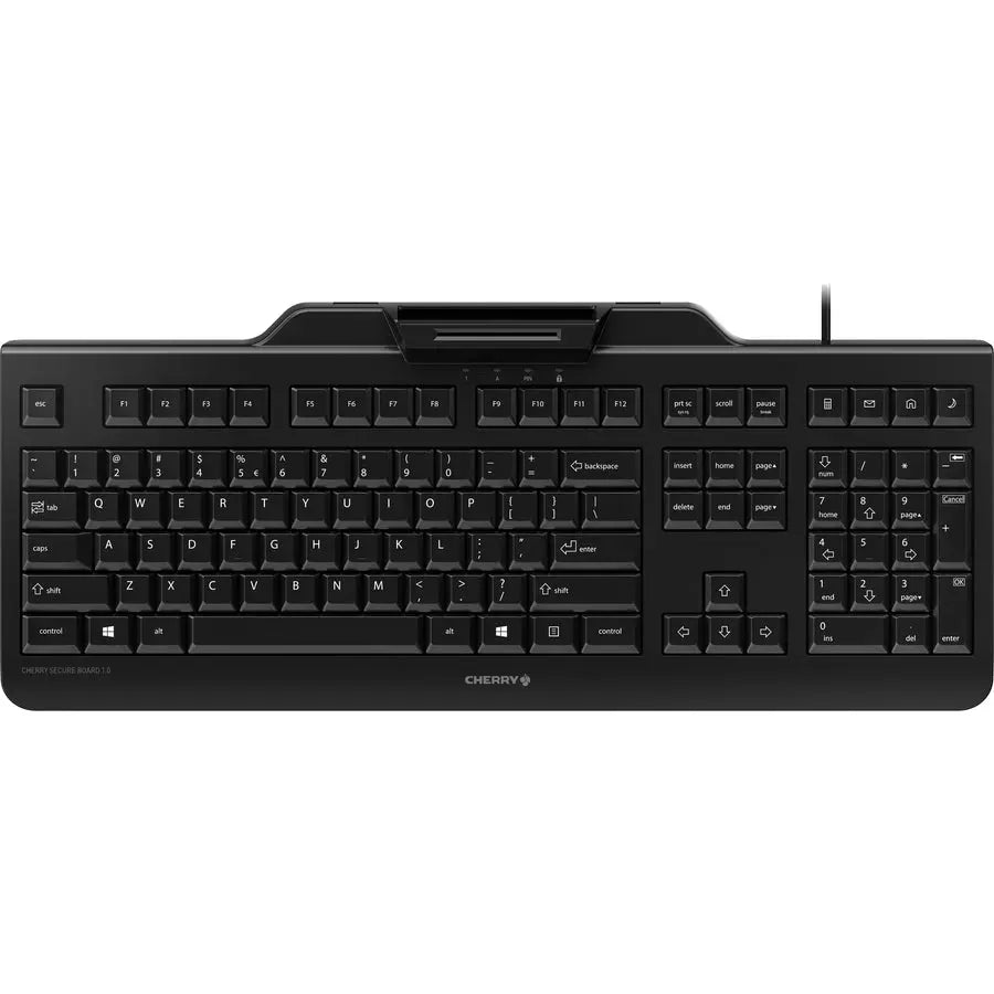 Cherry Americas SECURE BOARD 1.0 Keyboard with Integrated Smart Card Reader and NFC Interface