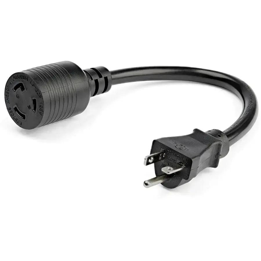 StarTech.com 1 ft. Power Adapter Cord - NEMA-L5-20R to NEMA-5-20P Heavy Duty Extension Cable by StarTech.com