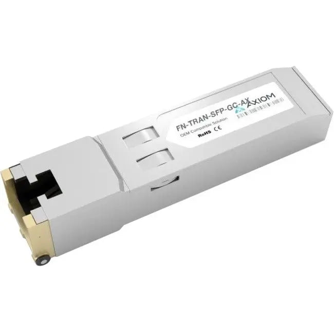Axiom 10GBASE-T SFP+ Transceiver for Fortinet - FN-TRAN-SFP+GC, MSA Compliant, 10 Gbps Data Transfer