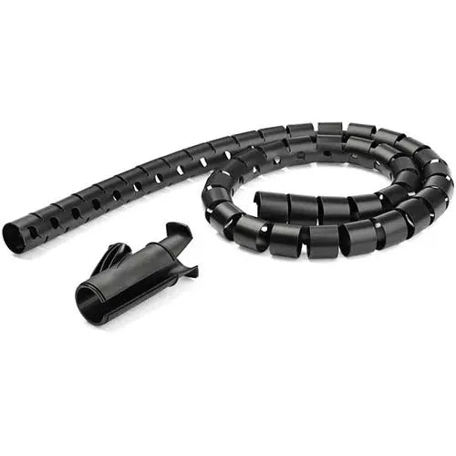 StarTech.com 2.5m / 8.2ft Cable Management Sleeve - Spiral Expandable Cord Organizer with Cable Loading Tool by StarTech.com
