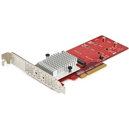 StarTech.com PEX8M2E2 Dual M.2 PCIe SSD Adapter – Support for NVMe & AHCI Drives in PCIe x8 Slot