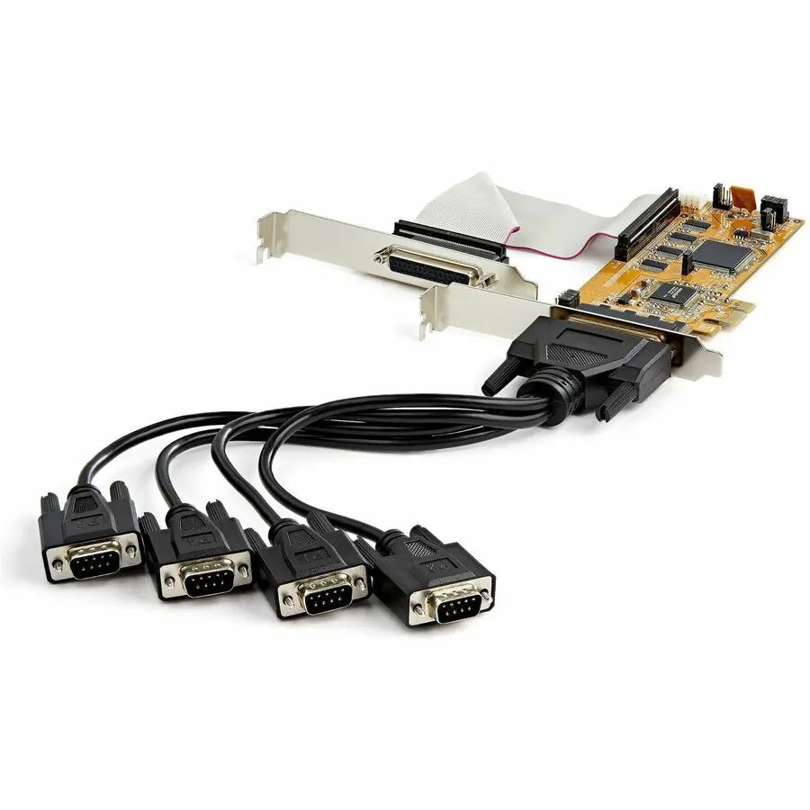 StarTech.com 8-Port PCI Express RS232 Serial Adapter Card with 16C1050 UART, Low Profile, Windows Compatible by StarTech.com