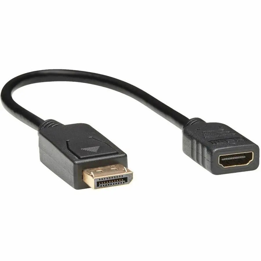 Tripp Lite by Eaton DisplayPort to HDMI Video Adapter Converter (P136-001), 1 ft., Black