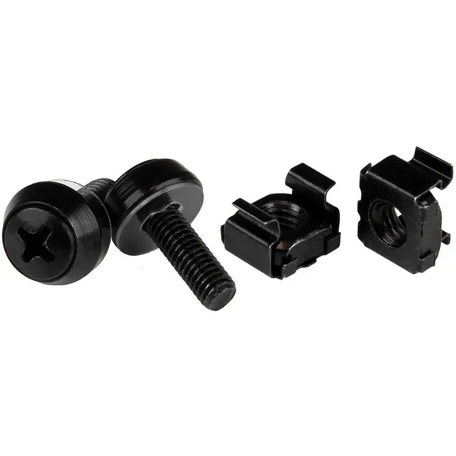StarTech.com 50-Pack 10-32 Server Rack Cage Nuts and Screws with Installation Tool