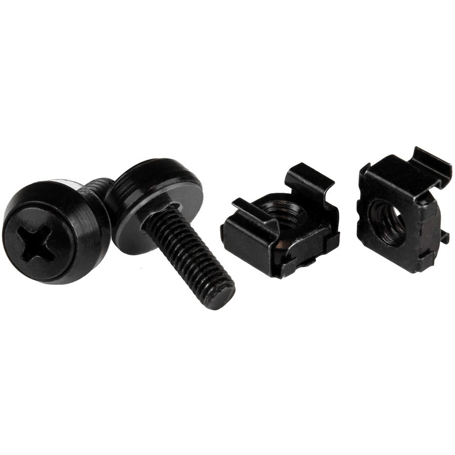 StarTech.com 50-Pack 10-32 Server Rack Cage Nuts and Screws Kit for Reliable Equipment Mounting