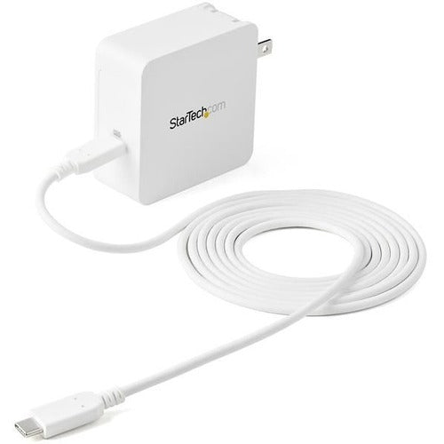 StarTech.com USB-C Wall Charger with 60W Power Delivery and 6ft Cable for Laptops and Mobile Devices