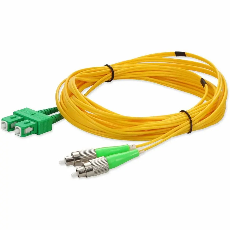AddOn Fiber Optic Duplex Patch Network Cable, 5m OS2 Riser Rated, Male to Male AFC Connector