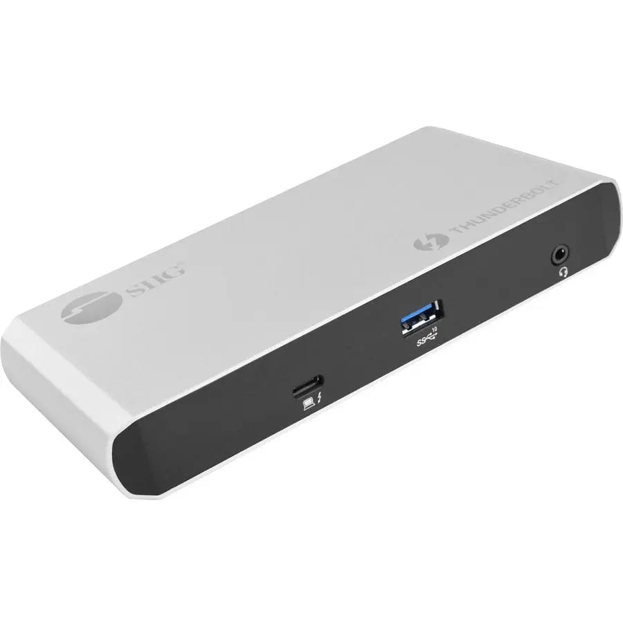 SIIG Thunderbolt 3 Dual DisplayPort 4K Video Docking Station with Power Delivery – Titan Ridge JU-DK0C11-S1