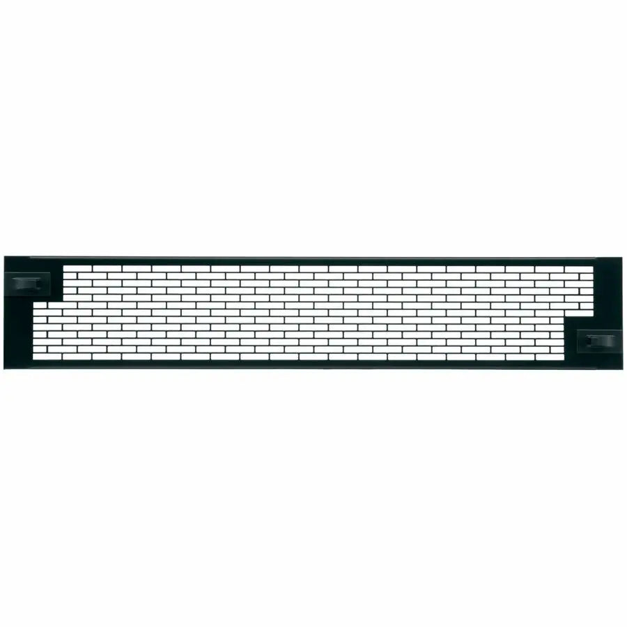 Legrand Middle Atlantic FWD-VT2 Vent Panel for 2U Enclosures - Black Powder Coat, Fast Installation with Spring-Loaded Clips
