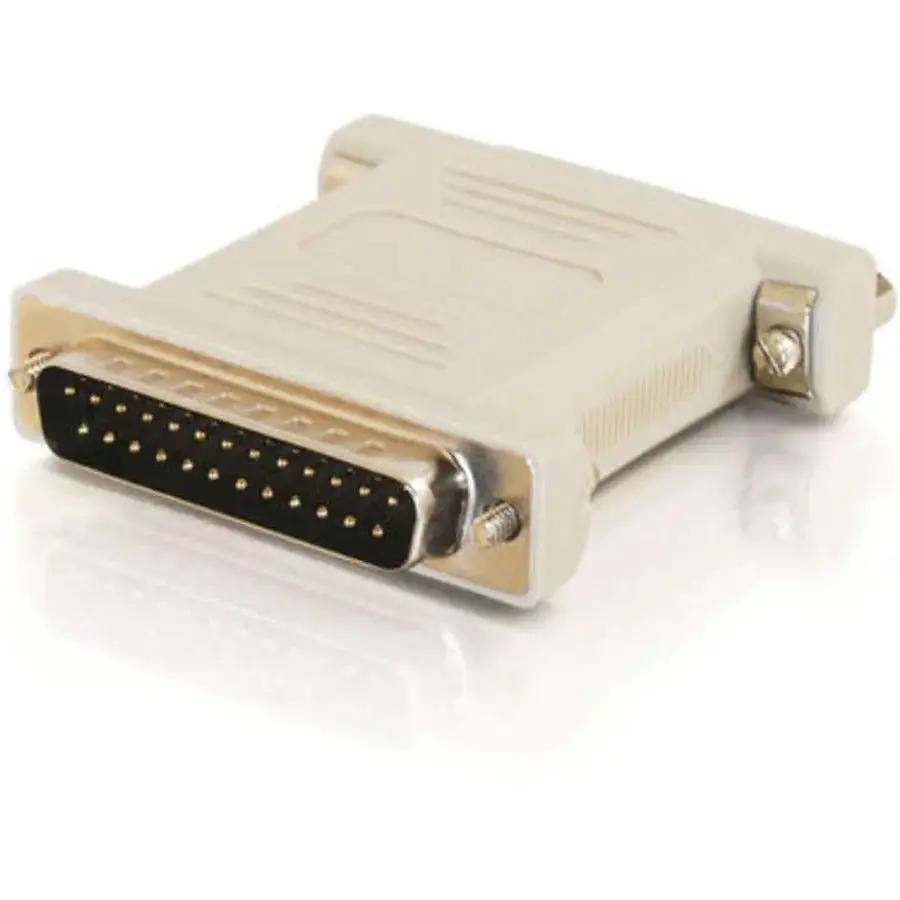 C2G Null Modem Adapter DB25 Male to DB25 Female - Reliable Serial Data Connection by Legrand Group