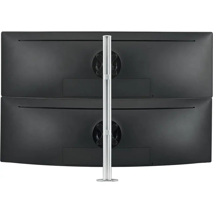 Atdec Post Mounted Dual Display Stand AWMS-2-LTH75-H-S for Large Curved and Flat Monitors Up to 49 Inches