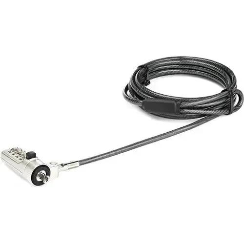 StarTech.com 6.5ft Laptop Cable Lock with 4-Digit Resettable Combination for Wedge Slot Computers by StarTech.com