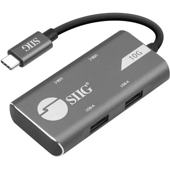 SIIG Inc 4-Port USB 3.1 Gen 2 10G Hub - 2A2C