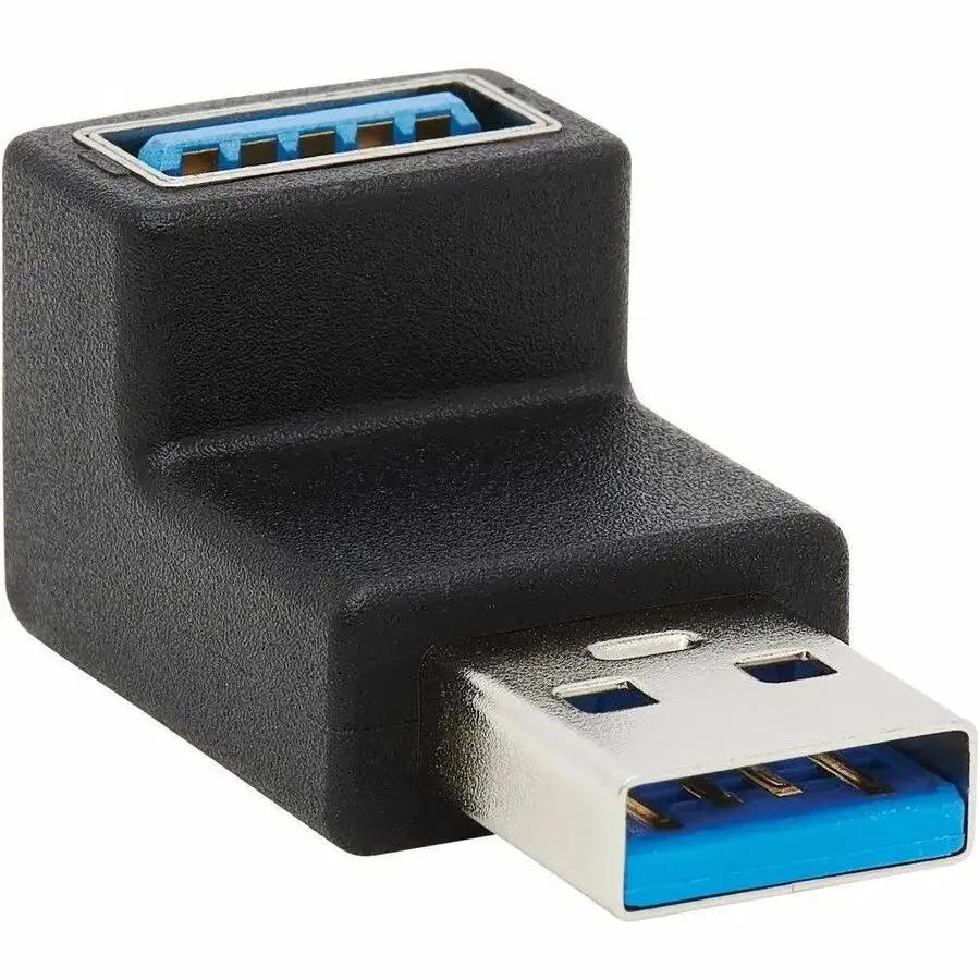 Eaton Tripp Lite Series USB 3.0 SuperSpeed Adapter - USB-A to USB-A, Male/Female, Up Angle, Black by Eaton Corporation