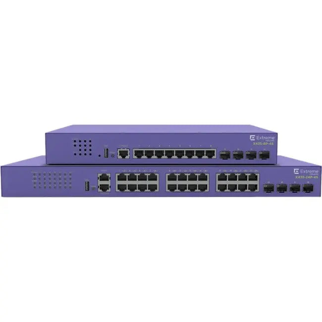 Extreme Networks X435-24P-4S Ethernet Switch – Cost-Effective Edge Solution for Small Sites and Branches
