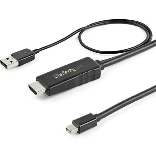 StarTech.com 6ft HDMI to Mini DisplayPort Cable – 4K 30Hz Active Adapter with Audio