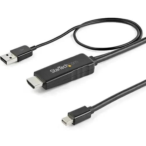 StarTech.com 6ft HDMI to Mini DisplayPort Cable – 4K 30Hz Active Adapter with Audio by StarTech.com